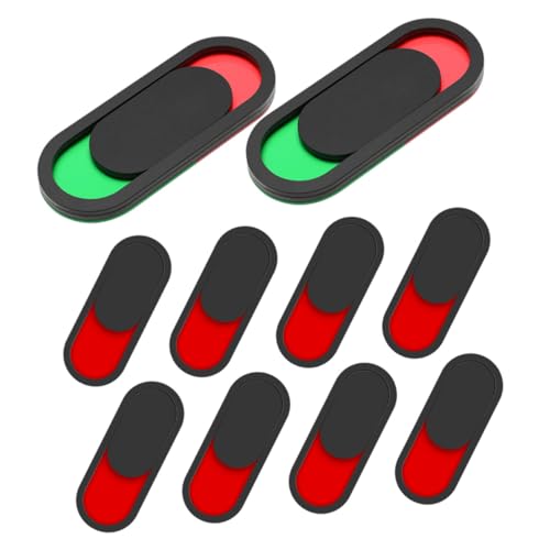 CAXUSD 10 Stück Teiliges Organsiches Glas Türschild Frei Besetzt mit Geräuschlosem Schieberegler Langlebig Kratzfest Vielseitig für Badezimmer Büro Hotel Konferenzraum Einfache Anbringung von CAXUSD