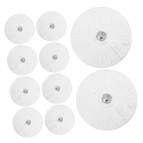 CAXUSD 10 Stück Teiliges Transparente Saugnapf Haken mit Schrauben Starke Haftung für Glasflächen Badezimmer und Wand Einfache Montage ohne Bohren Minimalistisches Design von CAXUSD