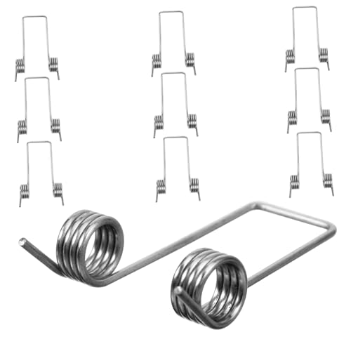 CAXUSD 10St Zubehör für Mülleimer mit Klappdeckel Torsionsfeder des Mülleimers Torsionsfeder Stahl Mülleimer Federn Ersatzteile Torsionsfeder Mülleimer entsprungen kleine Feder ersetzen von CAXUSD