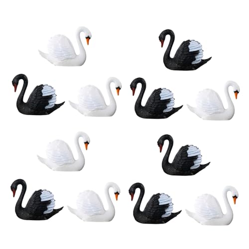 CAXUSD 12 Stück Teiliges Miniatur- langlebigem PVC Schwarz-weiße Tierfiguren für Garten Bonsai Blumentopf-dekor und Tisch-Accessoires Vielseitige Miniatur-Dekoration für Feengarten und CAXUSD 12 Stück Teiliges Miniatur- langlebigem PVC Schwarz-weiße Tierfiguren für Garten Bonsai Blumentopf-dekor und Tisch-Accessoires Vielseitige Miniatur-Dekoration für Feengarten und von CAXUSD