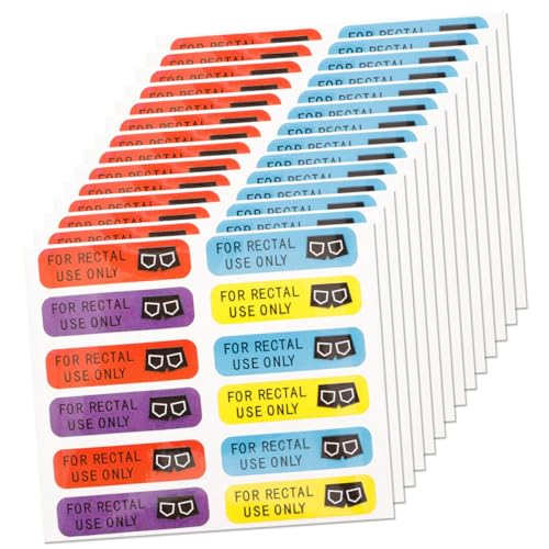 CAXUSD 12 Stück Wasserdichte Rektalgebrauch Aufkleber Selbstklebend Hautfreundlich Stark Haftend Medizinische Warnetiketten Für Feuchte Bedingungen Geeignet CAXUSD 12 Stück Wasserdichte Rektalgebrauch Aufkleber Selbstklebend Hautfreundlich Stark Haftend Medizinische Warnetiketten Für Feuchte Bedingungen Geeignet von CAXUSD