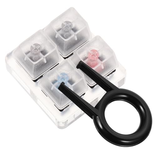 CAXUSD 1stück Mechanischer Tastatur Tester Langlebiges Werkzeug Zur Überprüfung Von Cherry Schaltern Achsen-schafttester Mit Zufälliger Farbe Und Acrylbasis Für Individuelle von CAXUSD