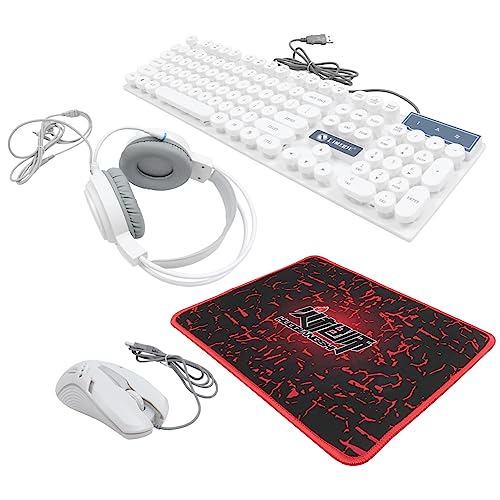 CAXUSD 1satz Gaming Und Mit Ergonomischem Design RGB-hintergrundbeleuchtung USB-verbindung Für Pc Und Laptop Mauspad Und Headset von CAXUSD