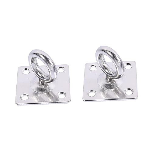 CAXUSD 2 Stück Deckenhaken Suspension Ceiling Hanger Rostfrei Hohe Tragkraft Für Hängesessel Schaukel Yoga Feuchtigkeitsbeständig Glatte Oberfläche Vielseitig Einsetzbar von CAXUSD