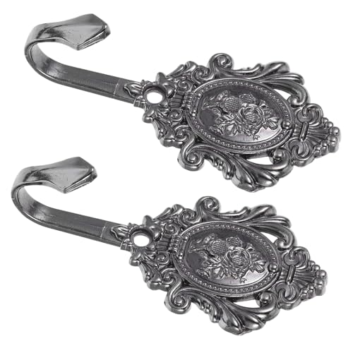 CAXUSD 2 Stück Metall relief Garderobenhaken Robuste Zinklegierung Vintage Wandhaken mit Schwarzer glänzender Oberfläche Vielseitig für Mäntel Hüte Handtücher in Flur Schlafzimmer CAXUSD 2 Stück Metall relief Garderobenhaken Robuste Zinklegierung Vintage Wandhaken mit Schwarzer glänzender Oberfläche Vielseitig für Mäntel Hüte Handtücher in Flur Schlafzimmer von CAXUSD