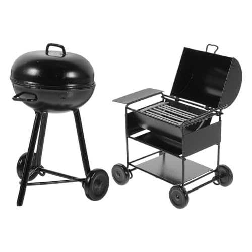 CAXUSD 2 Stück Mini BBQ Grillmodell Mini-Barbecue Maker Kleiner Grillrost Mini BBQ -Modell Mini -Grillgrill Mini-Grill- Mini-Hausgrill Kleiner Hausgrill Mini-Modell Eisen Schwarz CAXUSD 2 Stück Mini BBQ Grillmodell Mini-Barbecue Maker Kleiner Grillrost Mini BBQ -Modell Mini -Grillgrill Mini-Grill- Mini-Hausgrill Kleiner Hausgrill Mini-Modell Eisen Schwarz von CAXUSD