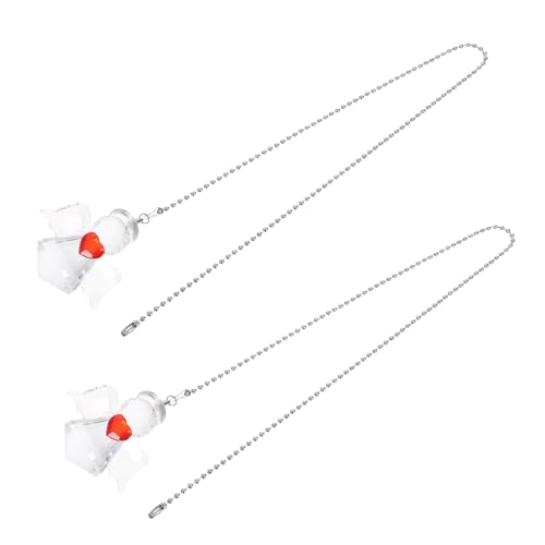 CAXUSD 2 Stück Teiliges Deckenventilator Zugkette mit Dekorativen Anhängern Lichtreflektierend Langlebig Einfache Montage Geeignet für Lampen und Deckenventilatoren Vielseitig Einsetzbar CAXUSD 2 Stück Teiliges Deckenventilator Zugkette mit Dekorativen Anhängern Lichtreflektierend Langlebig Einfache Montage Geeignet für Lampen und Deckenventilatoren Vielseitig Einsetzbar von CAXUSD