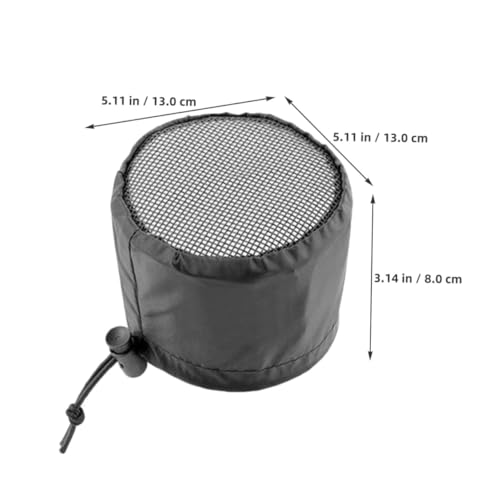 CAXUSD 2 Stück Teiliges Grow Zelt Ventilationsfilter mit Elastischem Band und Fixierschnalle Lüftungsabdeckung für Runde Kanäle Effektiver Insektenschutz für Indoor Pflanzenzucht von CAXUSD