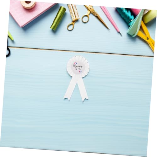 CAXUSD 2 Stück Teiliges Shower Abzeichen Mommy To Be Daddy To Be Pins mit Band Shower Keepsake Geschenk für Werdende Eltern Gender Reveal Party Dekoration Bleibende Erinnerung von CAXUSD