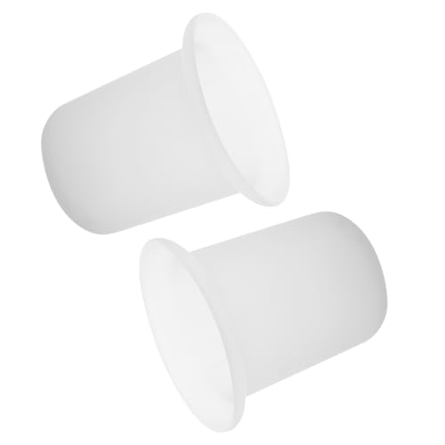 CAXUSD 2 Stück Toilettenbürstenhalter WC-Bürstenbecher aus Glas Toilettenbürstenschale aus Glas Badetasse Badezimmerzubehör wc-schrubber Halter Bürstenhalter für Toilettenreiniger Weiß CAXUSD 2 Stück Toilettenbürstenhalter WC-Bürstenbecher aus Glas Toilettenbürstenschale aus Glas Badetasse Badezimmerzubehör wc-schrubber Halter Bürstenhalter für Toilettenreiniger Weiß von CAXUSD