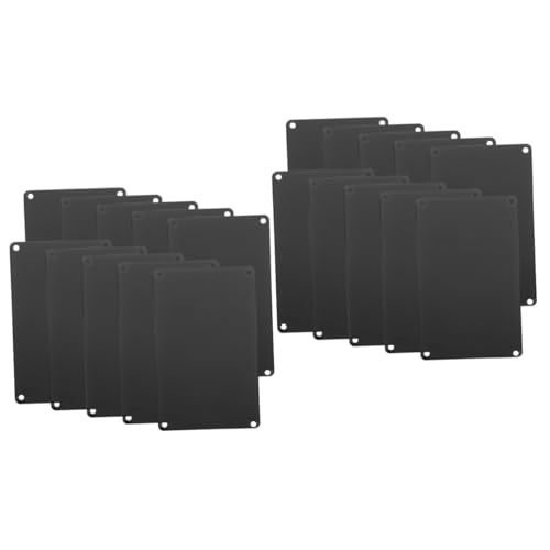 CAXUSD 20 Stk leeres Typenschild schwarze Regale für die Wand Türplatte Zahlenkarten the office schild wandbrett beschriftungsschilder Namensschild bedrucken Türschild aus Aluminium Black CAXUSD 20 Stk leeres Typenschild schwarze Regale für die Wand Türplatte Zahlenkarten the office schild wandbrett beschriftungsschilder Namensschild bedrucken Türschild aus Aluminium Black von CAXUSD