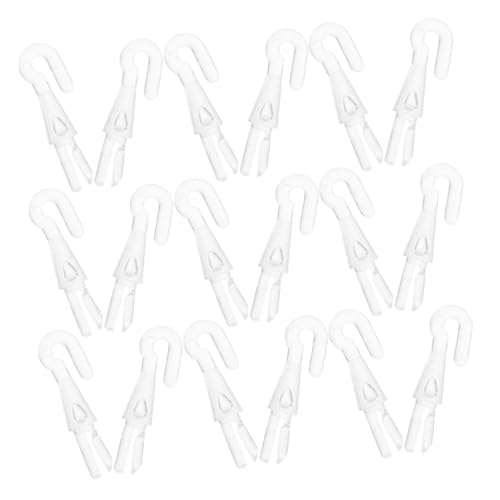 CAXUSD 20 Stück Blind Wand Haken Ersatzteile für Fensterjalousien Transparente Blindstangen Haken mit Ergonomischem Design für Langlebige Nutzung und Einfache Handhabung von CAXUSD