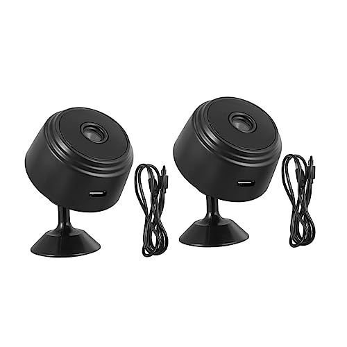 CAXUSD 2St Kamera Night Vision Camera Indoors Camera monitör moitor wlancam Camera Mini Monitor-zubehã¶r smart Camera WLAN cam Moniter WiFi Camera kabellose Webcam minicamera Plastik von CAXUSD