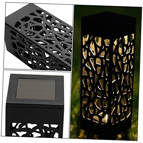 CAXUSD 2St Solar Bodenstecker Licht LED-Solarleuchten solarer gartenpflock Gartenleuchten im Freien solarleuchten für außen Solarleuchte für den Garten Erdungsstecker Licht Plastik von CAXUSD