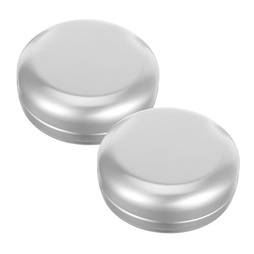 CAXUSD 2er Satz Reiseseifenbox Aluminium Seifenbehälter Für Outdoor Runde Kleine Seifenhalterdose Seifenschalenbox von CAXUSD