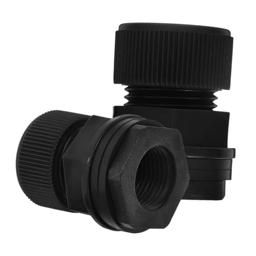 CAXUSD 2Stücke Fitting Adapter für Regenfass und Wassertank Installieren Kompatibel mit Gartenschläuchen für Haushalts Industrieanwendungen von CAXUSD
