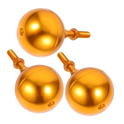 CAXUSD 3stücke Fahnenmastspitze Aus Aluminiumlegierung Für Außenbereich Kompatibel Mit Teleskop-fahnenmasten Zubehör Für Fahnenmasten Geeignet Für Schulen Parks Und von CAXUSD