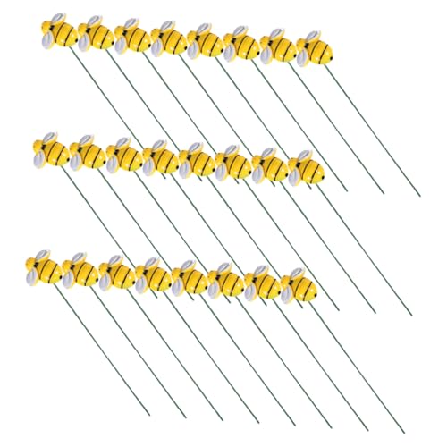 CAXUSD 30 Stück Teiliges Bienen-gartendeko Kunststoff-steckern Lebensechte Bienenförmige Pflanzstecker für Blumenbeete Grünfläche Terrasse Einfache Installation Dekorative Gartenkunst für CAXUSD 30 Stück Teiliges Bienen-gartendeko Kunststoff-steckern Lebensechte Bienenförmige Pflanzstecker für Blumenbeete Grünfläche Terrasse Einfache Installation Dekorative Gartenkunst für von CAXUSD