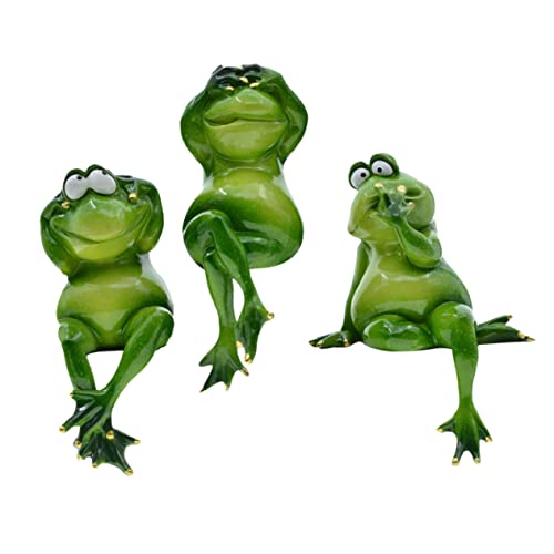 CAXUSD 3stücke Garten Froschstatue Aus Kunstharz Frosch Dekoration Für Zuhause Schreibtisch Frosch Figur Natur Ornament Für Garten Und Hübsche Skulptur CAXUSD 3stücke Garten Froschstatue Aus Kunstharz Frosch Dekoration Für Zuhause Schreibtisch Frosch Figur Natur Ornament Für Garten Und Hübsche Skulptur von CAXUSD