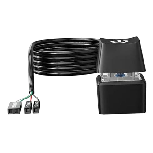 CAXUSD 4stücke Pc Power Button Mit -anzeige Externer Startknopf Für Desktop-Computer Verlängerungskabel Einfach Zu Bedienen Für Computer-enthusiasten Ergonomisches Design CAXUSD 4stücke Pc Power Button Mit -anzeige Externer Startknopf Für Desktop-Computer Verlängerungskabel Einfach Zu Bedienen Für Computer-enthusiasten Ergonomisches Design von CAXUSD