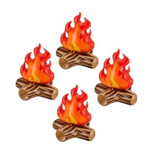 CAXUSD 4 Stück Teiliges Künstliche Feuerstelle Rote Aufblasbare Flammen Dekoration für Camping und Themenpartys für Outdoor Aktivitäten und Geburtstagsfeiern CAXUSD 4 Stück Teiliges Künstliche Feuerstelle Rote Aufblasbare Flammen Dekoration für Camping und Themenpartys für Outdoor Aktivitäten und Geburtstagsfeiern von CAXUSD