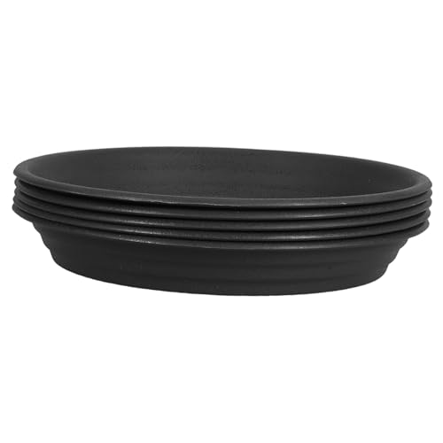 CAXUSD 5-teilige Runde Pflanzenschalen Für Topfpflanzen Wassersammelnde Blumentopf-bodenschalen rutschfeste Schalen Für Indoor Und Outdoor Gartenbereich von CAXUSD
