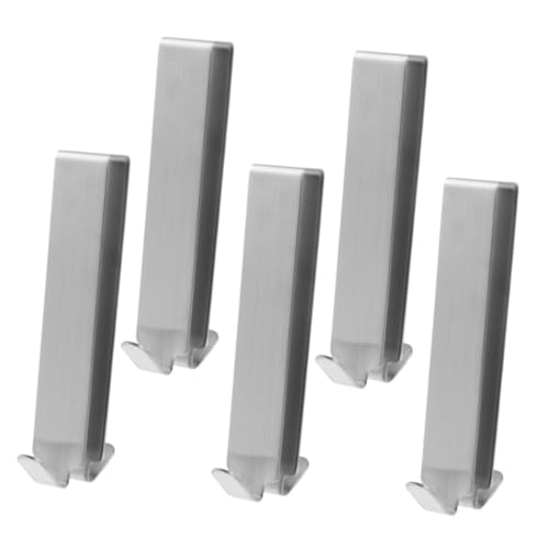 CAXUSD 5 Stück Teiliges Edelstahl Handtuchhaken für Duschtüren Doppelseitige Aufhängung Rostfrei Hohe Tragfähigkeit Minimalistisches Design Geeignet für Rahmenlose Glastüren Vielseitige CAXUSD 5 Stück Teiliges Edelstahl Handtuchhaken für Duschtüren Doppelseitige Aufhängung Rostfrei Hohe Tragfähigkeit Minimalistisches Design Geeignet für Rahmenlose Glastüren Vielseitige von CAXUSD