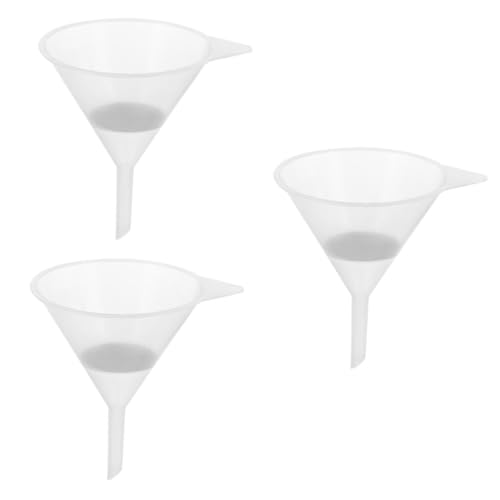 CAXUSD 6 STK Farbtrichter Filtertrichter Druckertrichter Aufgehalten Labortrichter Filtern Druckersiebtrichter Kleiner Flüssigkeitstrichter Mini-Trichter Transparent Plastik von CAXUSD