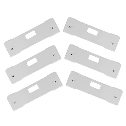 CAXUSD 6 Stück Vertikale Jalousien Reparatur Tabs Praktische Ersatzteile für Fensterjalousien Halterungen zur Einfachen und Schnellen Reparatur Defekter Lamellen Geeignet für Verschiedene von CAXUSD