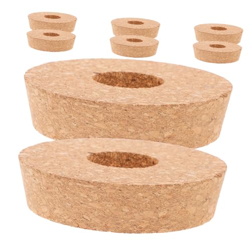 CAXUSD 8 Stück Korkstopfen Für Hydrokulturpflanzen Hohler Vasendeckel Niedliche Hydrokultur Blumenvase Hydrokultur Korkdeckel Für Glasgefäße Pflanzgefäß Kork von CAXUSD