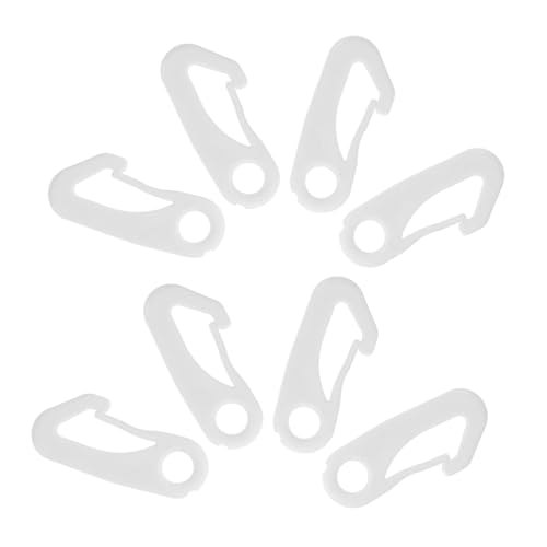 CAXUSD 8 Stück Teiliges Nylon Flaggenmast Zubehör mit Robusten Clips und Karabinern Wiederverwendbar Einfache Installation für Outdoor Sportstätten und Fahnenmastbefestigung von CAXUSD