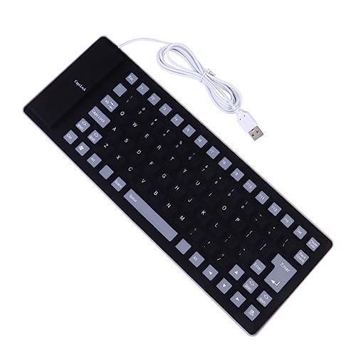 CAXUSD 85 Tasten Roll Up USB Kabelgebundenes Tastatur Wasserdicht Flexibel Geräuscharm Für Computer CAXUSD 85 Tasten Roll Up USB Kabelgebundenes Tastatur Wasserdicht Flexibel Geräuscharm Für Computer von CAXUSD
