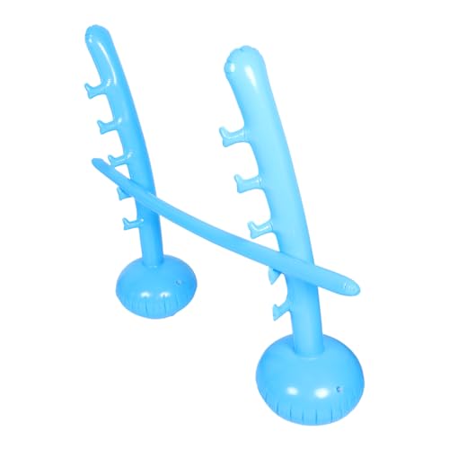 CAXUSD Aufblasbarer Sprungstab Leichter Tragbarer Hochsprung Fördert Bewegung und Koordination Vielseitiges Outdoor Spiel für Garten Strand Pool Sommerparty von CAXUSD