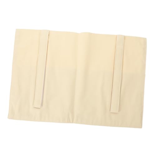 CAXUSD Baumwoll Aufbewahrungstasche zum Einhängen Stabile Hängetasche für Stuhl und Bett Vielseitiger Organizer für Schlafzimmer Wohnzimmer Praktischer Sundries Pocket Organizer Beige von CAXUSD