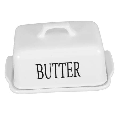 CAXUSD Butterdose Butterplatte Butteraufbewahrung Für Die Theke Butter Aufbewahrungsschale Käseplatte Butteraufbewahrung Für Die Arbeitsplatte Luftdichtes Buttergericht Keramik Weiß CAXUSD Butterdose Butterplatte Butteraufbewahrung Für Die Theke Butter Aufbewahrungsschale Käseplatte Butteraufbewahrung Für Die Arbeitsplatte Luftdichtes Buttergericht Keramik Weiß von CAXUSD