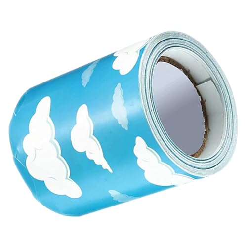 CAXUSD Dekorative Wolken Rollenkante für Pinnwände Abnehmbarer Selbstklebender Bordüren Streifen für Klassenzimmer und Türen CAXUSD Dekorative Wolken Rollenkante für Pinnwände Abnehmbarer Selbstklebender Bordüren Streifen für Klassenzimmer und Türen von CAXUSD