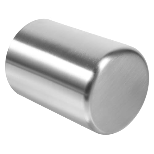 CAXUSD Edelstahlbecher Trinkbecher Vielseitig für Zuhause Party Reise Langlebiger Wasser und Zahnputzbecher mit Glatter Oberfläche Rostfrei Leicht zu Reinigen Silberfarben von CAXUSD