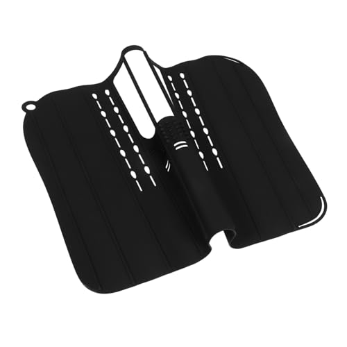 CAXUSD Faltbare Silikon Spülbecken Abdeckung Multifunktional rutschfeste Makeup Pinsel Matte Organizer für Badezimmer Makeup Zubehör Schwarz von CAXUSD