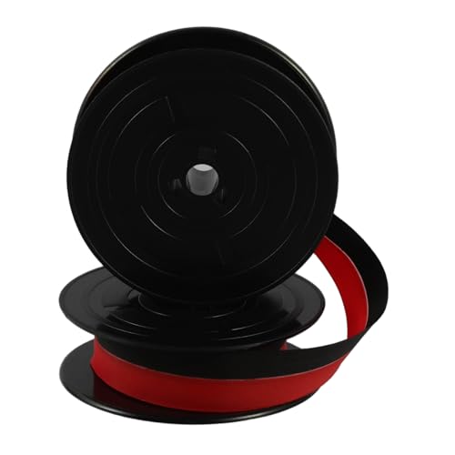 CAXUSD Farbband Schreibmaschine Doppelpack mit Doppelspule Schwarz rot Langlebiges Typewriter Ribbon Ersatzband für Klare Stabile Druckergebnisse Kompatibel mit Schreibmaschinen von CAXUSD