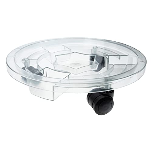 CAXUSD Garten blumentopf Basis blumentopf rolluntersetzer Pflanzenroller mit Universalrädern Walzwerk Pflanzenständer im Freien Liner Rolltopf Pflanzentopfschale Blumentopf unten Plastik von CAXUSD