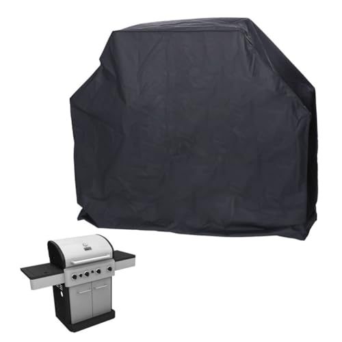 CAXUSD Grill Abdeckung im Freien grillrost kleine Grillabdeckung Terrassengrillabdeckung Grillabdeckung für Außengrill Grill winddichtes Abdeckung wasserdichte Außengrillabdeckung Schwarz von CAXUSD