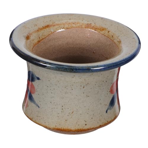 CAXUSD Handbemalter Keramik-sukkulenten-blumentopf mit Abflussloch Vintage Pflanzgefäß für Kakteen Dekorativer Blumentopf für Zuhause Büro Balkon Gartendekor CAXUSD Handbemalter Keramik-sukkulenten-blumentopf mit Abflussloch Vintage Pflanzgefäß für Kakteen Dekorativer Blumentopf für Zuhause Büro Balkon Gartendekor von CAXUSD