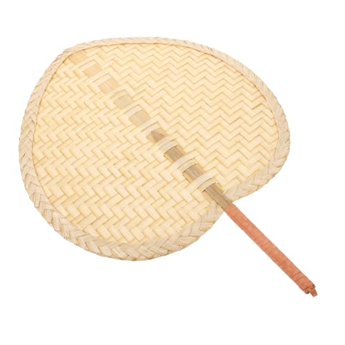 CAXUSD Handgefertigter natürlicher Handfächer Tragbarer Sommerfächer Leicht Und Robust Für Strand Party Senioren Kühlung Und Dekoration von CAXUSD