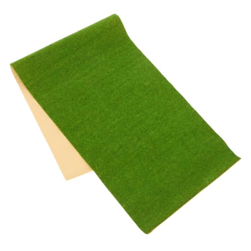 CAXUSD Kunstrasen gefälschter Grasteppich Fake Gras Pad Outdoor-Grasteppich gefälschter Grasfleck gefälschte Grasmatte Moosteppich künstliches Gras für Terrasse Rasenmatte Plastik Grün von CAXUSD