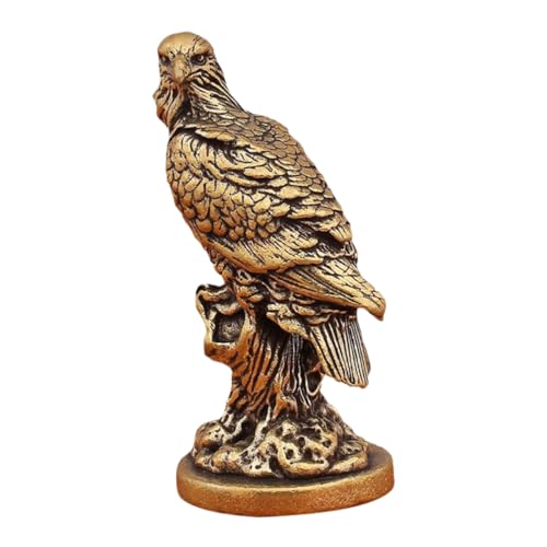 CAXUSD Messing Adler Figurine Vintage Stil Handgefertigt Symbolische Freiheit und Stärke Schreibtisch Dekorationsfigur für Büro und Wohnzimmer Regal Display CAXUSD Messing Adler Figurine Vintage Stil Handgefertigt Symbolische Freiheit und Stärke Schreibtisch Dekorationsfigur für Büro und Wohnzimmer Regal Display von CAXUSD