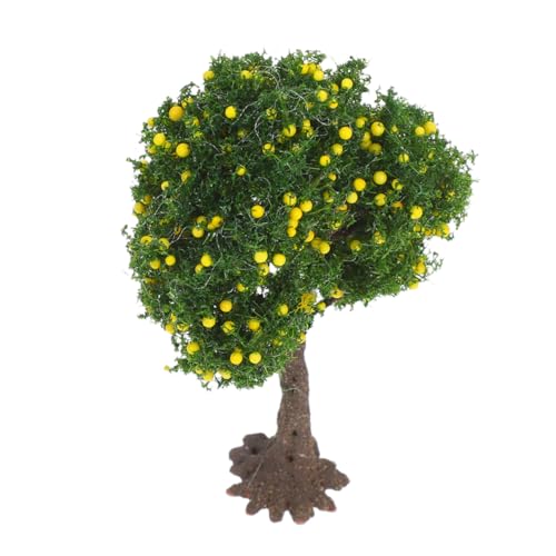 CAXUSD Mikro landschafts Baum Modell Miniaturbaum -Requisiten für Mikrolandschaften Mini -Obstbäume für Architekturmodelle Dekorative gefälschte Obstbaummodelle Eisendraht von CAXUSD