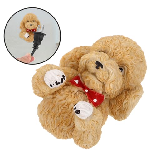 CAXUSD Power Plug Holder Wandhaken ohne Bohren Niedlicher Hund design Harz Haken für Steckdosen Selbstklebender Kabelhalter mit Starkem Haftkleber Vielseitig für Zuhause Küche Bad CAXUSD Power Plug Holder Wandhaken ohne Bohren Niedlicher Hund design Harz Haken für Steckdosen Selbstklebender Kabelhalter mit Starkem Haftkleber Vielseitig für Zuhause Küche Bad von CAXUSD