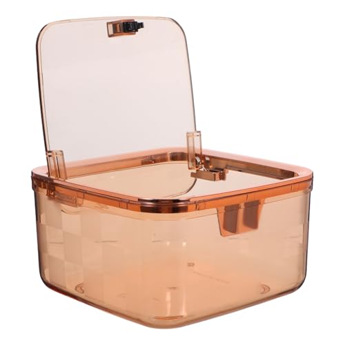 CAXUSD Transparenter Mini Desktop Mülleimer mit Deckel Push Top Kunststoff Abfalleimer mit Dekorativer Gitterstruktur Multifunktionaler Tisch Abfallbehälter und Aufbewahrungsbox für Büro CAXUSD Transparenter Mini Desktop Mülleimer mit Deckel Push Top Kunststoff Abfalleimer mit Dekorativer Gitterstruktur Multifunktionaler Tisch Abfallbehälter und Aufbewahrungsbox für Büro von CAXUSD