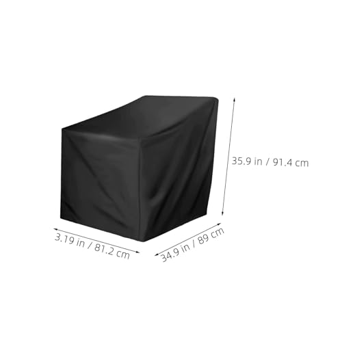 CAXUSD Wasserdichte Schutzhülle für Outdoor Schaukelstuhl Robuste Abdeckung mit Verstellbarem Verschluss Atmungsaktive Reißfeste Gartenmöbelhülle für Rasen Terrasse und Klappbare von CAXUSD