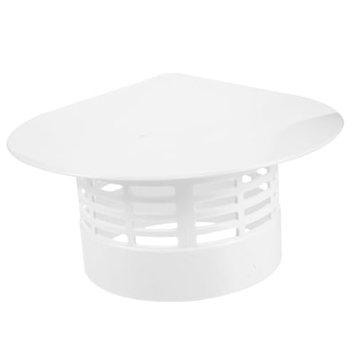 CAXUSD Wetterfeste Dachventilator Kappe aus Robustem PVC Pilzförmiger Schornstein Regen und Windschutz Langlebige Belüftungsabdeckung für Kamin und Außenwand Einfache Schnee und von CAXUSD